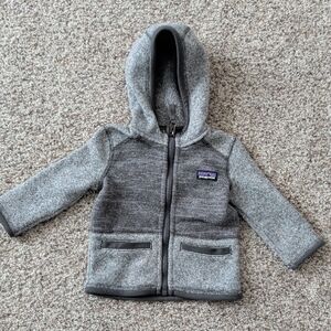 Patagonia Kids Two-Tone Gray Hoodie